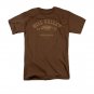 Back To The Future Men's Hill Valley 1885 Tee Shirt Brown