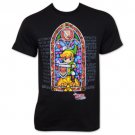 Nintendo The Legend of Zelda Wind Waker Stained Glass T-Shirt Black