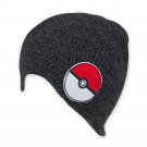 Pokemon Pokeball Beanie Gray