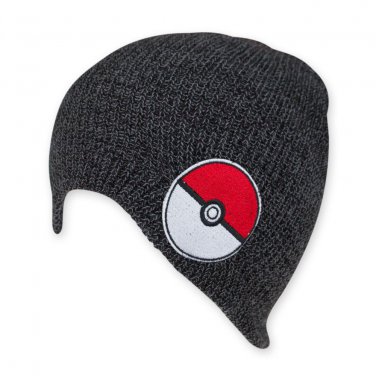 Pokemon Pokeball Beanie Gray