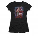 Up In Smoke Pantyhose Juniors T-Shirt Black