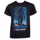 Captain America Marvel Winter Soldier Men's T-Shirt Black