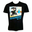 Breaking Bad Men's Pixel Heisenberg Tee Shirt Black