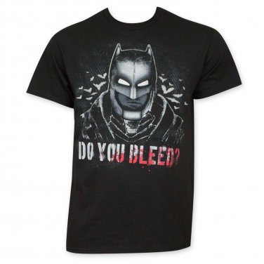 Batman V Superman Do You Bleed Tee Shirt Black