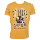 Junk Food Pittsburgh Steelers 1933 NFL T-Shirt Yellow
