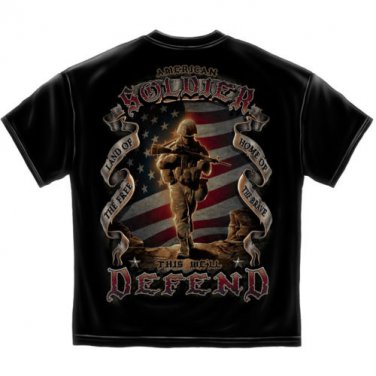 American Soldier Tee Black