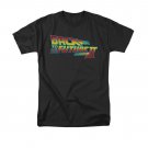 Back To The Future II Men's Logo Tee Shirt Black
