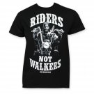Walking Dead Men's Riders Not Walkers Tee Shirt Black