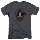 Batman v Superman Winged Goddess T-Shirt Gray