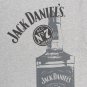 Jack Daniel's Whiskey Bottle Logo T-Shirt Gray