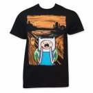 Adventure Time Screaming Tee Shirt Black
