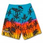 Corona Palm Tree Board Shorts Blue