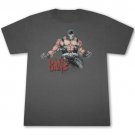 Batman Bane Dark Knight Rises DC Comics Flex T Shirt Gray