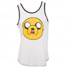 Adventure Time Jake Tank Shirt White