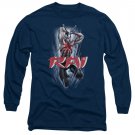 Rai Leap And Slice Long Sleeve T-Shirt Blue