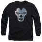 Shadowman Comic Face Long Sleeve T-Shirt Black