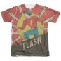 The Flash Vintage Comic Sublimation T-Shirt White