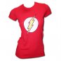 The Flash Logo Juniors Graphic T-Shirt Red