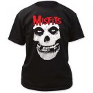 Red Skull Logo Misfits T-Shirt Black