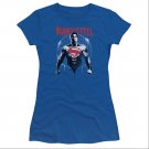 Batman v Superman Super Spray Juniors T-Shirt Blue