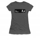 The Office Sign Logo Juniors T-Shirt Gray