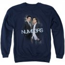 Numb3Rs Don &Amp; Charlie Crew Neck Sweatshirt Blue