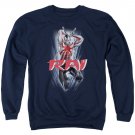 Rai Leap And Slice Crew Neck Sweatshirt Blue