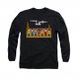 Star Trek TOS Pixel Crew Long Sleeve T-Shirt Black