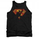 Superman Knockout Tank Top Black
