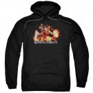 Mortal Kombat X Scorpio Flames Pullover Hoodie Black