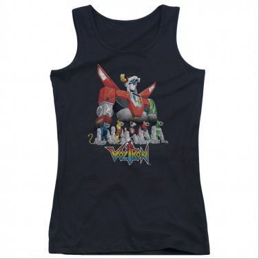Voltron Lions Juniors Tank Top Black