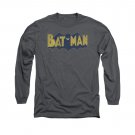 Batman Vintage Logo Long Sleeve T-Shirt Gray