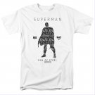 Superman Paisley Silhouette T-Shirt White
