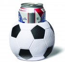 Soccer Ball Beer Can Koozie White