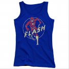 The Flash Comics Juniors Tank Top Blue