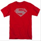 Batman v Superman Techy Shield Logo T-Shirt Red
