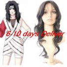 Black Naturo Yuuhi Kurenai Nylon Cosplay Wig