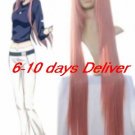 100cm Dark Pink Reborn Bianchi Nylon Cosplay Wig