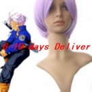 Light Pink Dragon Ball Trunks Japan Imported Nylon Cosplay Wig