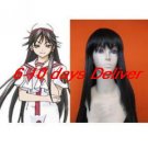 ARIA Akira E. Ferrari Black Cosplay Wig