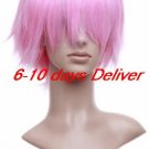 Attractive Pink  Anime Nylon Cosplay Wig