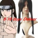 Black  Naruto Hyuga Neji Cosplay Wig