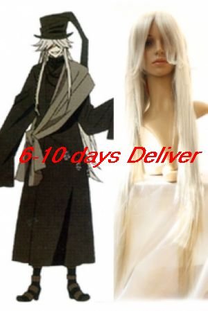 Black Butler Undertaker Cosplay Wig