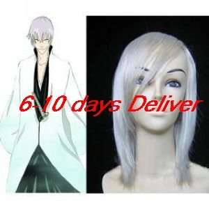 Bleach 3rd Division Ichimaru Gin Cosplay Wig