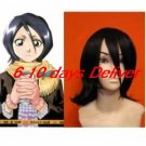 Bleach Kuchiki Rukia Cosplay Wig Black Anime Hair