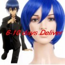 Blue Shugo Chara! Tsukiyomi ikuto Nylon Cosplay Wig