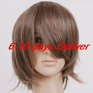 brown cosplay wig