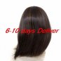 Capless Medium Length High Quality Synthetic Natural Look Dark Coffee Wigs