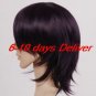 dark brown Starry Sky Azusa Kinose cosplay wig
