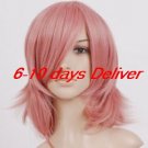 dark pink vocaloid luka cosplay wig